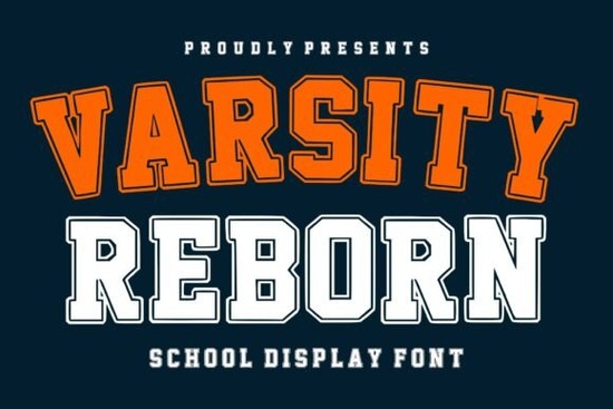 Varsity Reborn Font